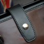 Artsivaris Men Vintage Leather Business Briefcase Brown Attache Laptop Bag