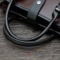 Artsivaris Men Vintage Leather Business Briefcase Brown Attache Laptop Bag