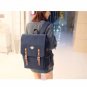 Vintage Men Women 14" Laptop Backpack School Travel Book Bag Oxford Rucksack