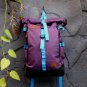 Stylish Roll Top 14" Laptop Macbook Bag Retro Travel School Backpack