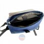 Artsivaris Vintage Denim Leather Rucksack 13" Laptop Backpack Medium Travel Bag