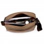 Artsivaris Men Canvas Multifunction Messenger Bag Travel Medium Satchel Bag
