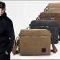 Artsivaris Men Canvas Multifunction Messenger Bag Travel Medium Satchel Bag