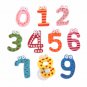 10 pcs Wooden Fridge Magnet 0-9 Number Refrigerator Learning Multicolor Toys