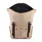Stylish Vintage Roll Top Backpack Laptop 14" Notebook Travel School Awesome Bag