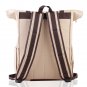 Stylish Vintage Roll Top Backpack Laptop 14" Notebook Travel School Awesome Bag