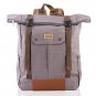 Stylish Vintage Roll Top Backpack Laptop 14" Notebook Travel School Awesome Bag