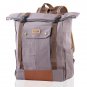 Stylish Vintage Roll Top Backpack Laptop 14" Notebook Travel School Awesome Bag