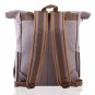 Stylish Vintage Roll Top Backpack Laptop 14" Notebook Travel School Awesome Bag
