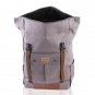 Stylish Vintage Roll Top Backpack Laptop 14" Notebook Travel School Awesome Bag