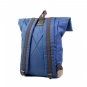 Stylish Roll Top Backpack Laptop 14" Macbook Pro Bag Vintage School Rucksack