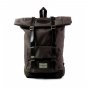 Stylish Roll Top Backpack Laptop 14" Macbook Pro Bag Vintage School Rucksack