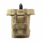 Stylish Roll Top Backpack Laptop 14" Macbook Pro Bag Vintage School Rucksack