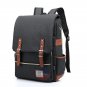 Stylish Men Women Canvas 14" Laptop Computer Backpack School Travel Rucksack