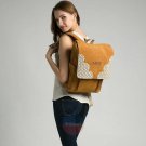 Stylish NEW Canvas Rucksack Laptop Backpack Travel Daypack School Shoulder Bag