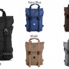 Stylish Poly 15" Laptop Waterproof Backpack Awesome Travel Sport Vintage Bag