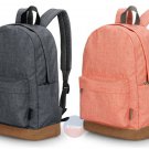 Stylish Men Women Canvas Backpack School College 14" Laptop Rucksack Travel Bag