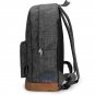 Stylish Men Women Canvas Backpack School College 14" Laptop Rucksack Travel Bag