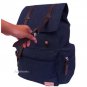 Stylish Denim Waterproof 14" Laptop Backpack Classy School Travel Macbook Bag