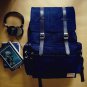 Stylish Denim Waterproof 14" Laptop Backpack Classy School Travel Macbook Bag