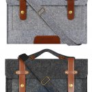 Felt Laptop Sleeve 11 - 15.6" Shoulder Bag Cover Netbook Handbag MacBook Case