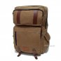 Stylish Canvas 14" Laptop Waterproof Backpack Casual Bag Travel School Satchel
