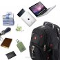 Waterproof Swiss 15.6 Laptop Computer Backpack School Travel Commute Work Bag