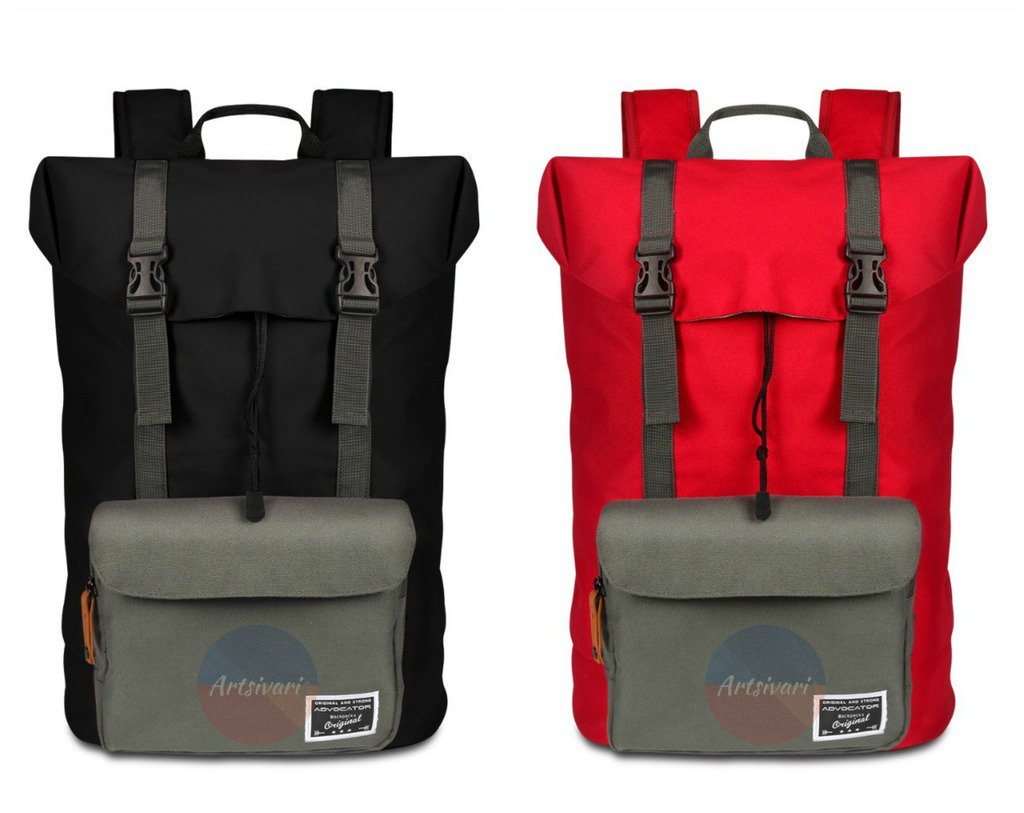 Stylish Waterproof Nylon Backpack Shockproof Laptop Bag Travel School Rucksack