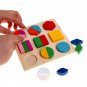 NEW Wooden Geometry Educational Toys Baby Kids Learning Smart Puzzle Gift