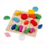 NEW Wooden Geometry Educational Toys Baby Kids Learning Smart Puzzle Gift