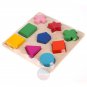 NEW Wooden Geometry Educational Toys Baby Kids Learning Smart Puzzle Gift