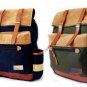 Stylish Vintage Canvas Backpack 14" Laptop Satchel Travel Hiking School Book Bag
