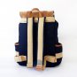 Stylish Vintage Canvas Backpack 14" Laptop Satchel Travel Hiking School Book Bag