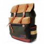 Stylish Vintage Canvas Backpack 14" Laptop Satchel Travel Hiking School Book Bag
