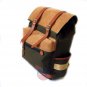 Stylish Vintage Canvas Backpack 14" Laptop Satchel Travel Hiking School Book Bag