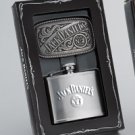 JACK DANIEL'S FLASK/BUCKLE GIFT SET
