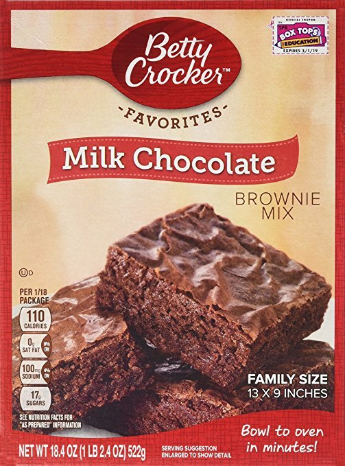 Betty Crocker Milk Chocolate Brownie Mix 18.4oz