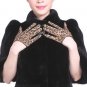 New Style Women's 100% Genuine Leather Semi-Palm Finger gloves /Party gloves