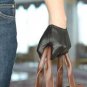 New Police Tactical Gloves,100% Genuine leather Men's Driving Black Brown Gloves