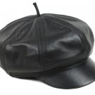 New Design Men's（Unisex）100% Real Leather Newsboy Hat / Beret