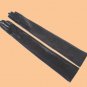 85cm(33.5")  Super Long Style Black Sheepskin Leather Opera Evening Gloves