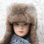 New Men's/Women's 100% Real Rabbit Fur Warm Hat/Russian Bombers Guard Cheek Hat
