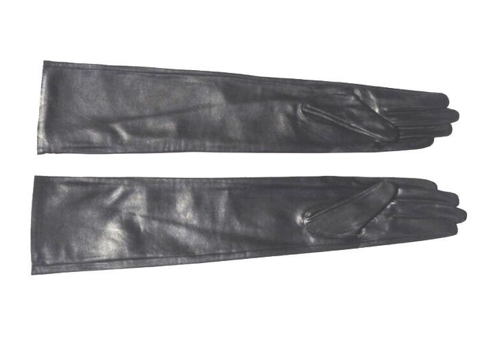 60cm (23.60 Inch) 100% Genuine Leather Evening Opera Long Gloves Party Gloves US