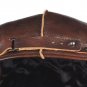 High-grade first layer Black Brown Cowhide Leather Newsboy Cabbie cap Golf Hat