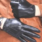 Men's Fall Winter Stylish Deluxe 100%Genuine Leather Wrist Gloves Driving Gloves