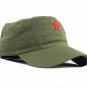 New Design Men Chinese People's Liberation Army-style flat cap,Red 5 star hat