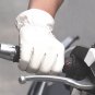 New Men's/Women's 100% leather white/black Driving gloves,Wedding gloves