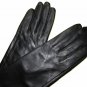 30cm40cm50cm60cm Men's Genuine Black leather Long Evening Gloves Driving Gloves