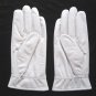 100% Genuine Leather(NO PU) White/ Black Warm winter Gloves Wedding Party Gloves