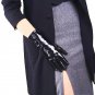 30cm-70cm Women's Real leather Black Shiny Long Evening Gloves Opera Gloves